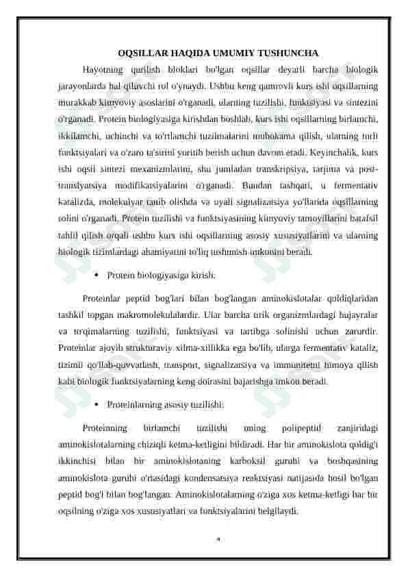Sun'iy oqsil ozuqa moddalarining ishlab chiqarilishi va kelgusidagi imkoniyatlar. 4