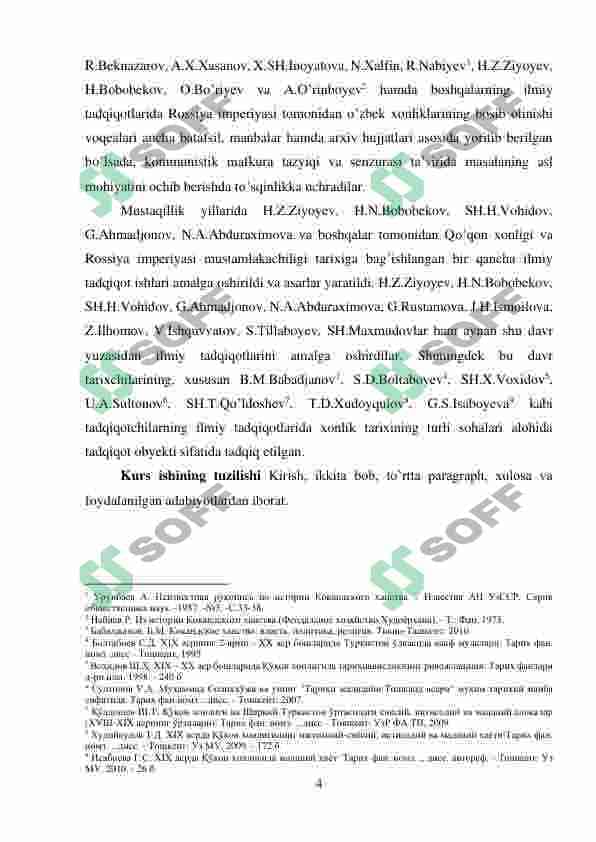 Qo'qon xonligi manbalarda o'rganilishi 4