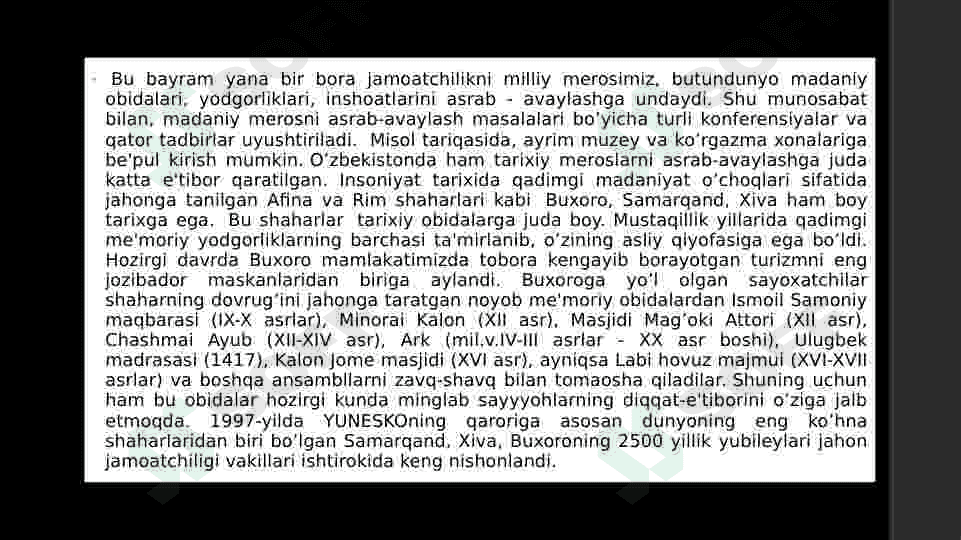 TARIXIY-ME’MORIY YODGORLIKLAR VA ULARNI QAYTA TIKLANISH 4