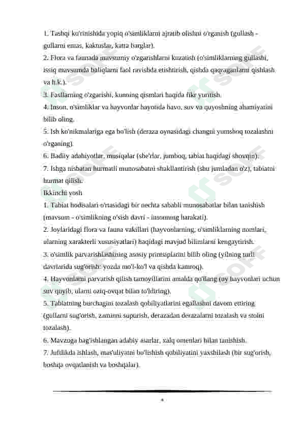 Maktabgacha ta'lim tashkilotlarida tabiat burchagini tashkil etish 4