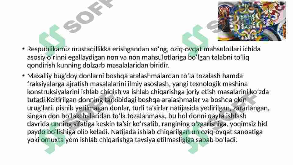 Korxona jixozlari, asboblari idish va taralarga qo'yiladigan talablar 4