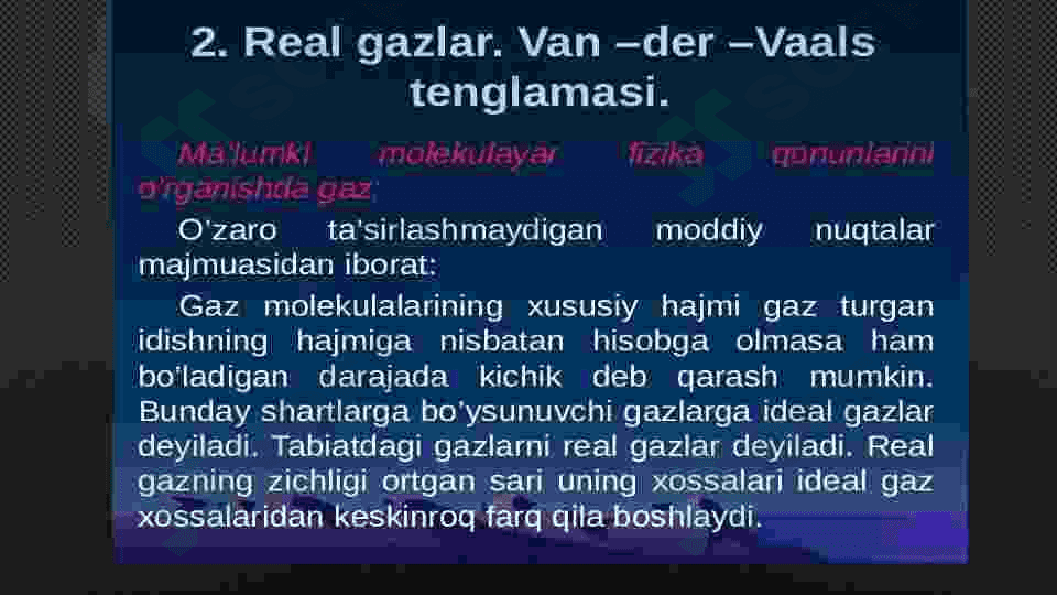 Real gaz qonunlari 4