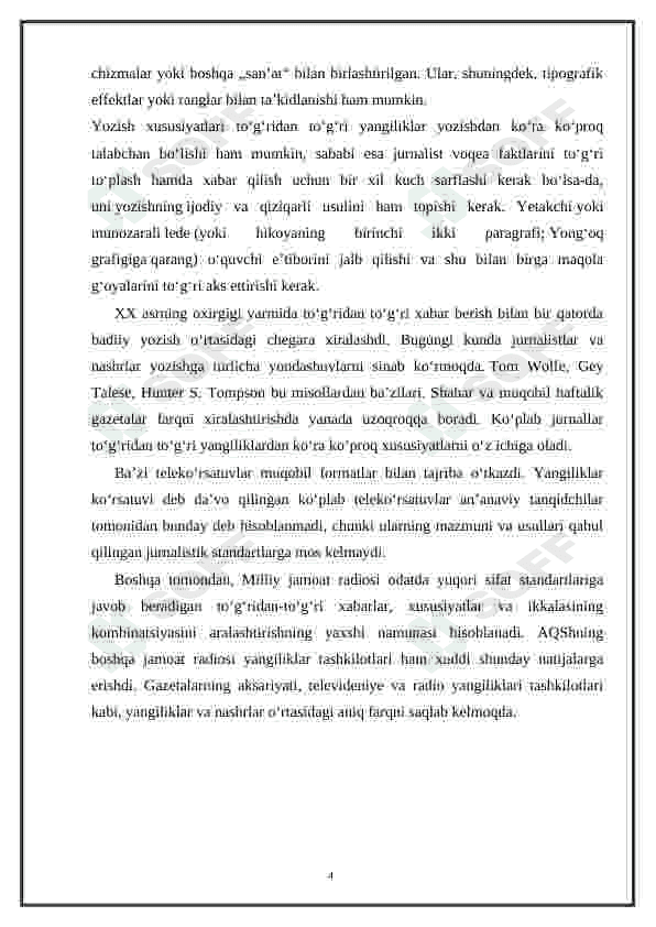 Hisobot janri va uning turlari 4