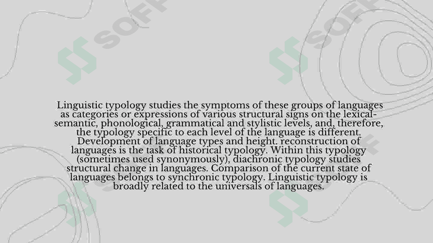 Morphological typology 4