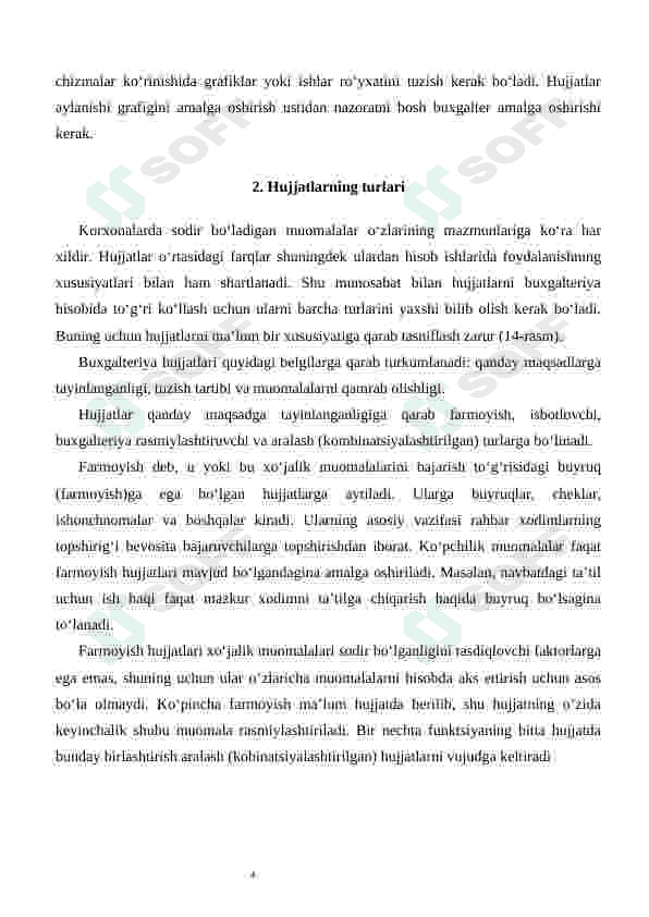 Buxgalteriya hujjatlarining turkumlanishi 4