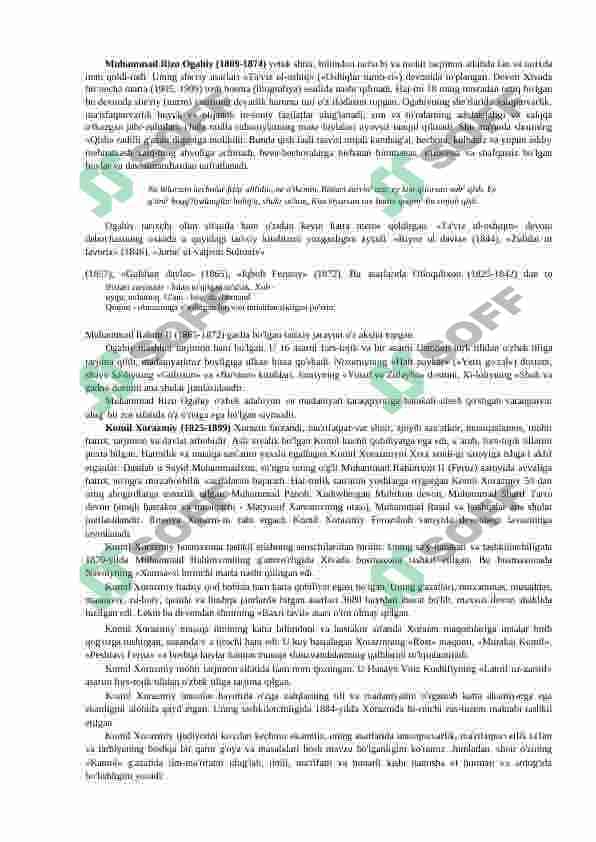 XONLIKLARNING DAVRIDA TA'LIM, FAN VA MADANIYAT 4