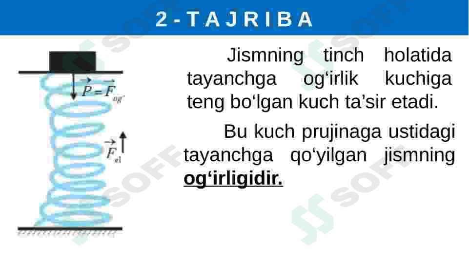 Jismning og'irligi 4
