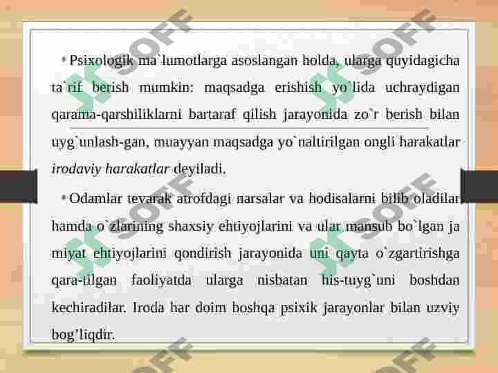 Emotsiya va irodaviy jarayonlar 4