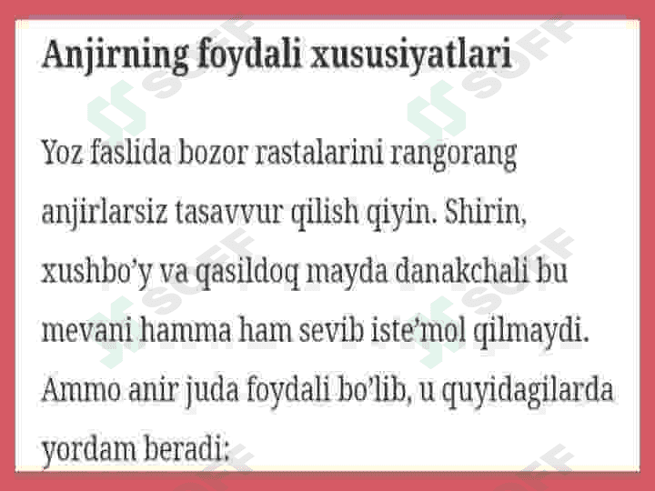 Anjir oʻsimligi haqida maʼlumot. 4