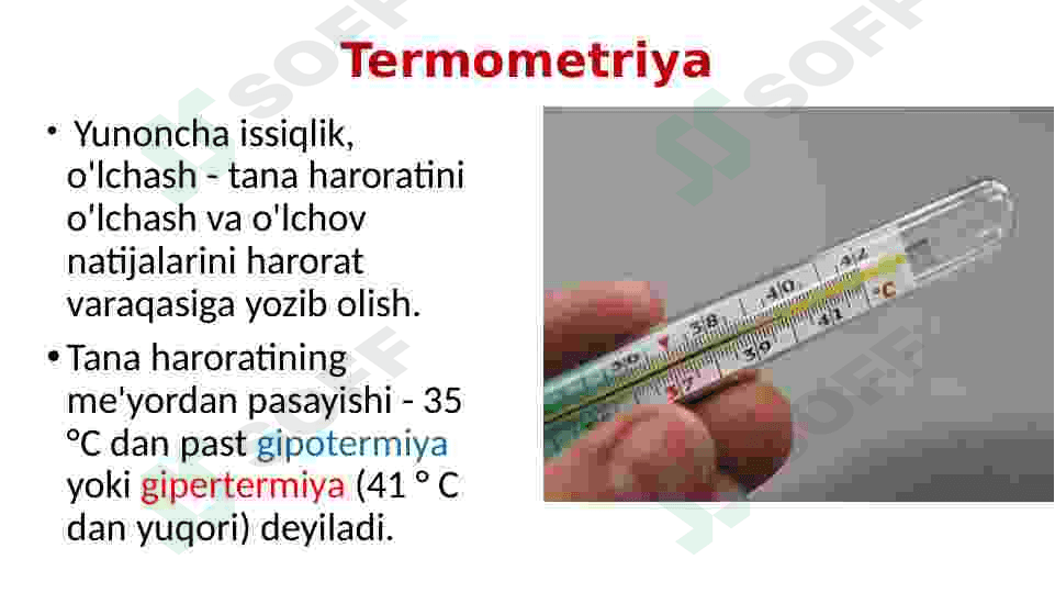 Tana harorati va qon bosimini oʻlchash nafas olish .afas 4