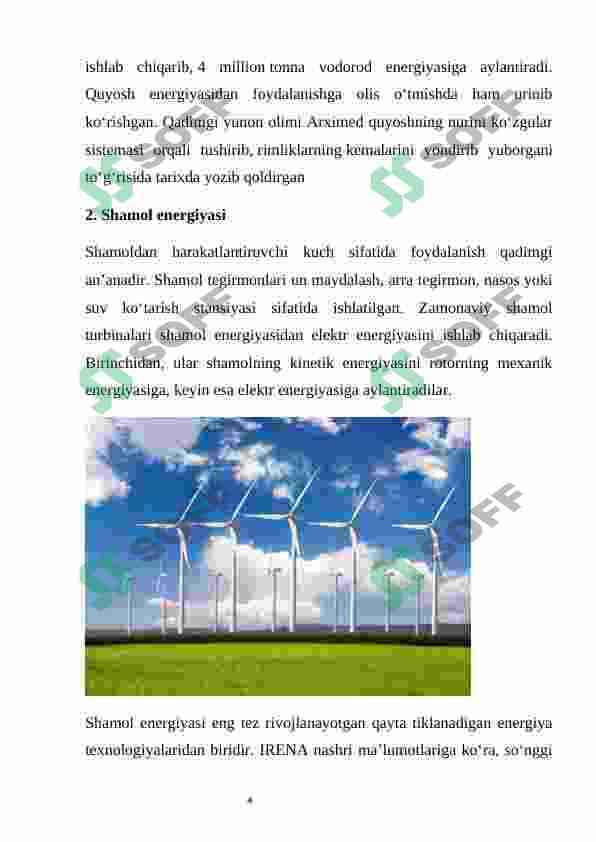 Muqobil energiya manbalari 4