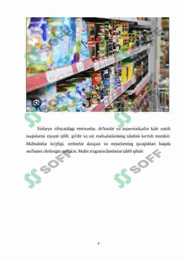 sirdaryo viloyati bozorlariga oziq ovqat maxsulotlarini olib kirish 4