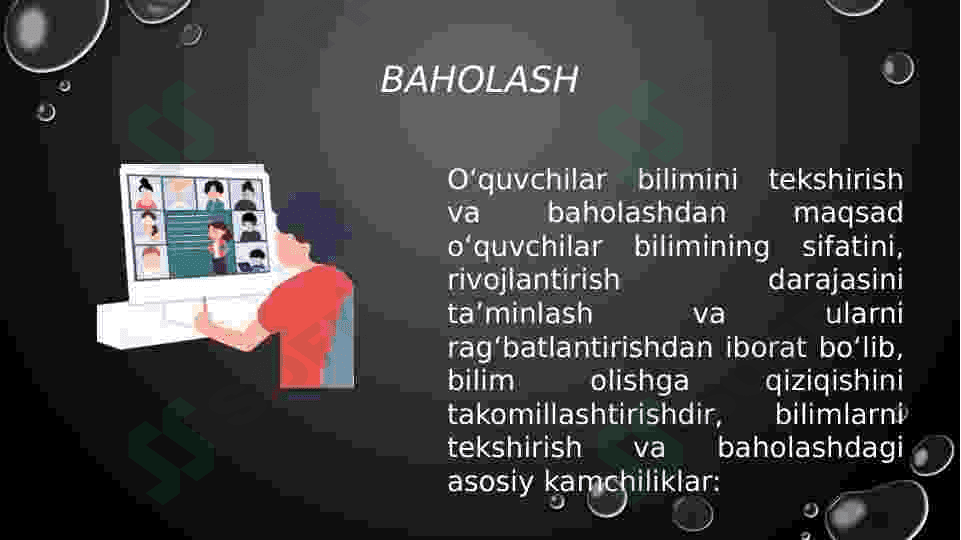 Bilim olish darajasini izohlash 4