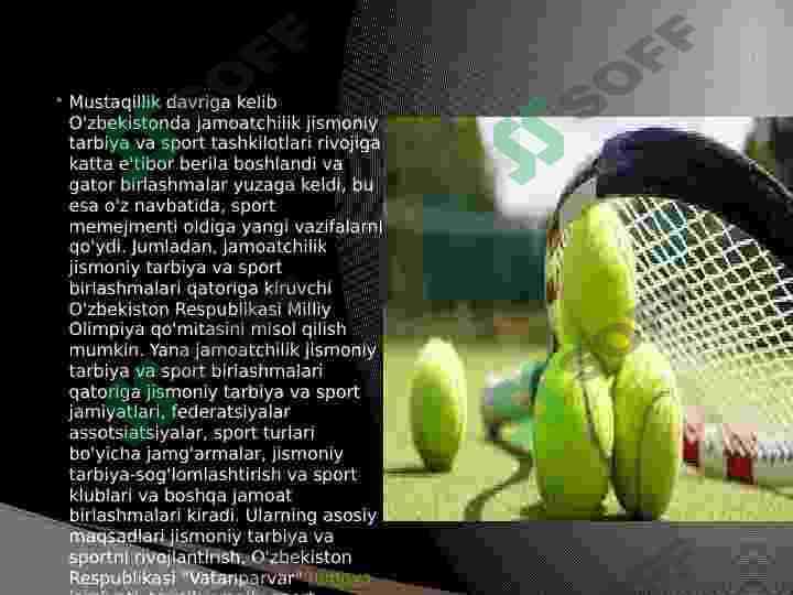 Sport tashkilotlari mohiyati, tashkiliy-huquqiy shakllari 4