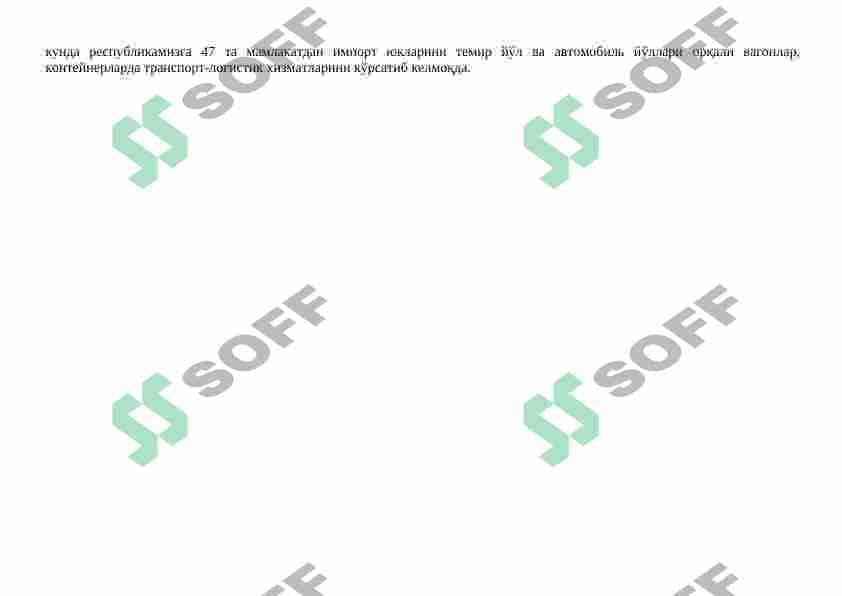 Logistika soxasi uchun biznes reja 4