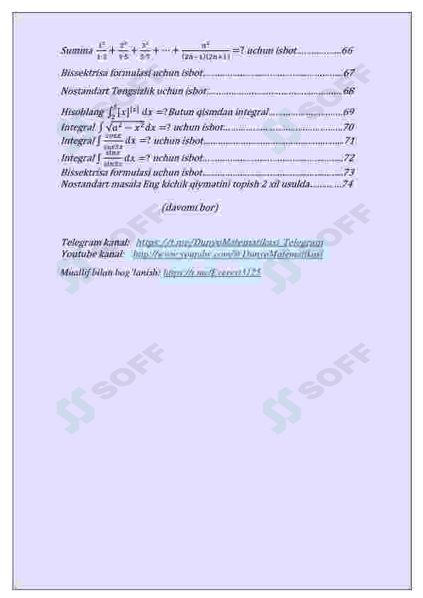 Matematika formulalar isboti 1-qism 4