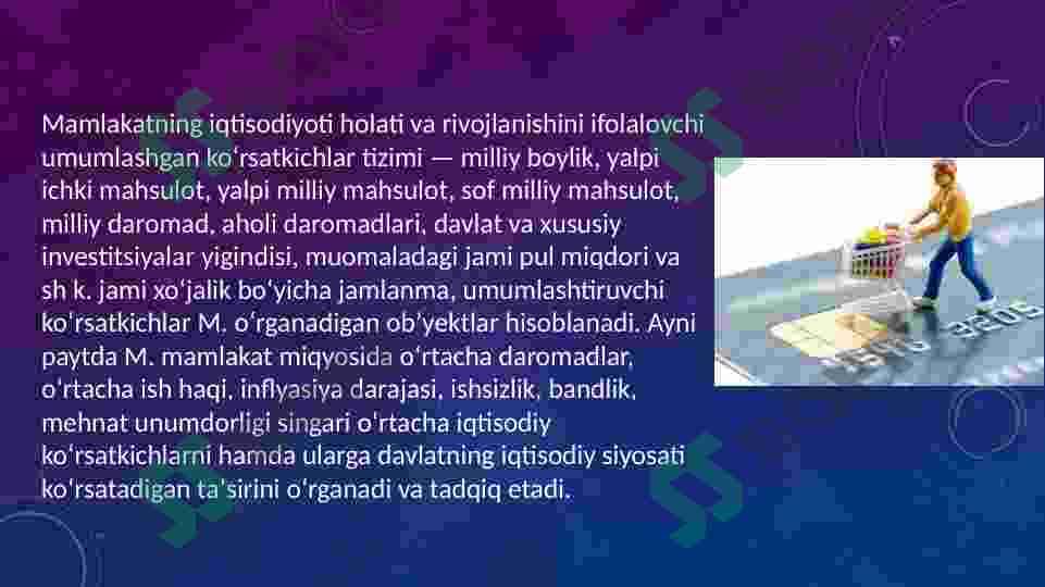 Makroiqtisodiyotni yuzaga kelishi, klassik maktab iqtisodiy qarashlari 4