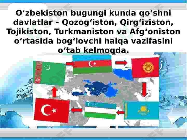 O‘zbekiston Respublikasi tashqi siyosiy faoliyatining shakllanishi va uning ustuvor yo‘nalishlari 4