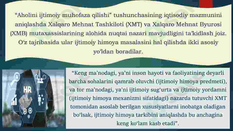 Inson resurslarini ijtimoiy muhofaza qilish tizimi 4