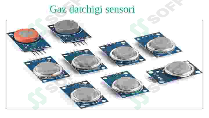 Gaz datchigi. MQ-2 sensori 4