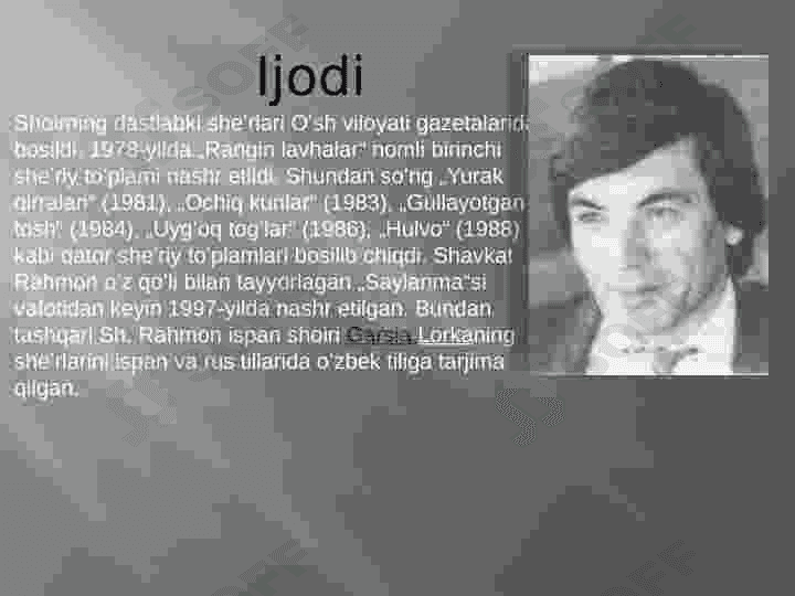 shavkat rahmon hoyoti va ijodi 4