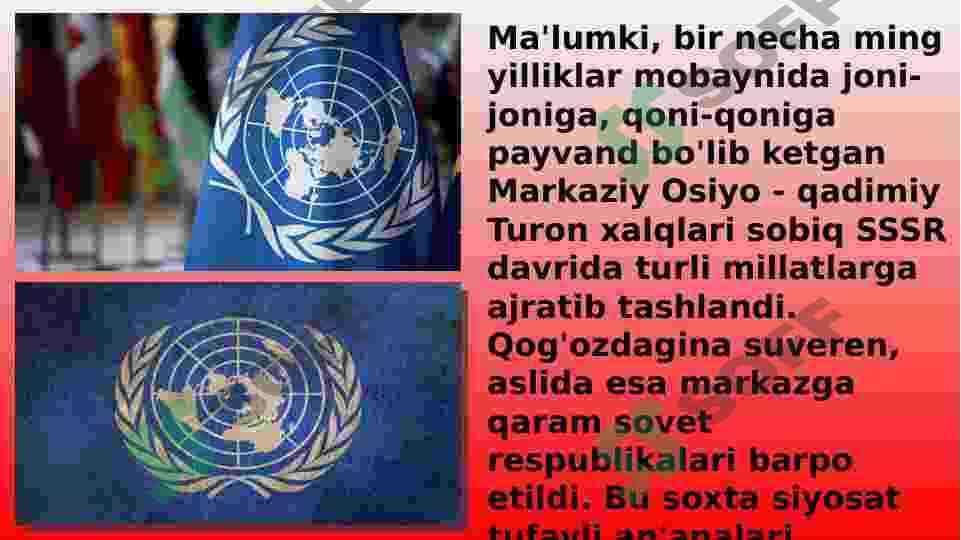 O'zbekistonning Markaziy Osiyoda tinchlik va barqarorlikni ta'minlash borasida olib borgan siyosati 4