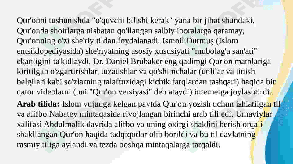 Qur‘oni Karimning ta’lim tarbiyadagi ahamiyati 4