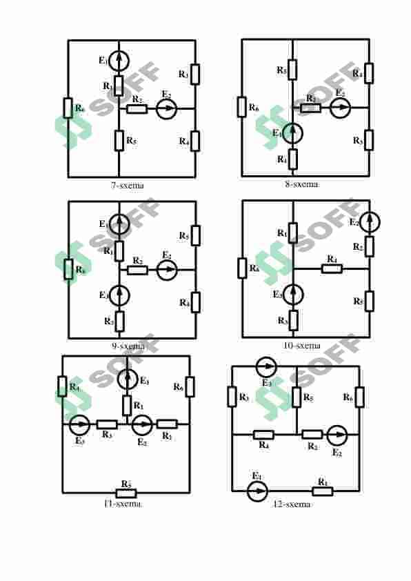 Murakkab o’zgarmas tok elektr zanjirlarni hisoblash Matematika 4