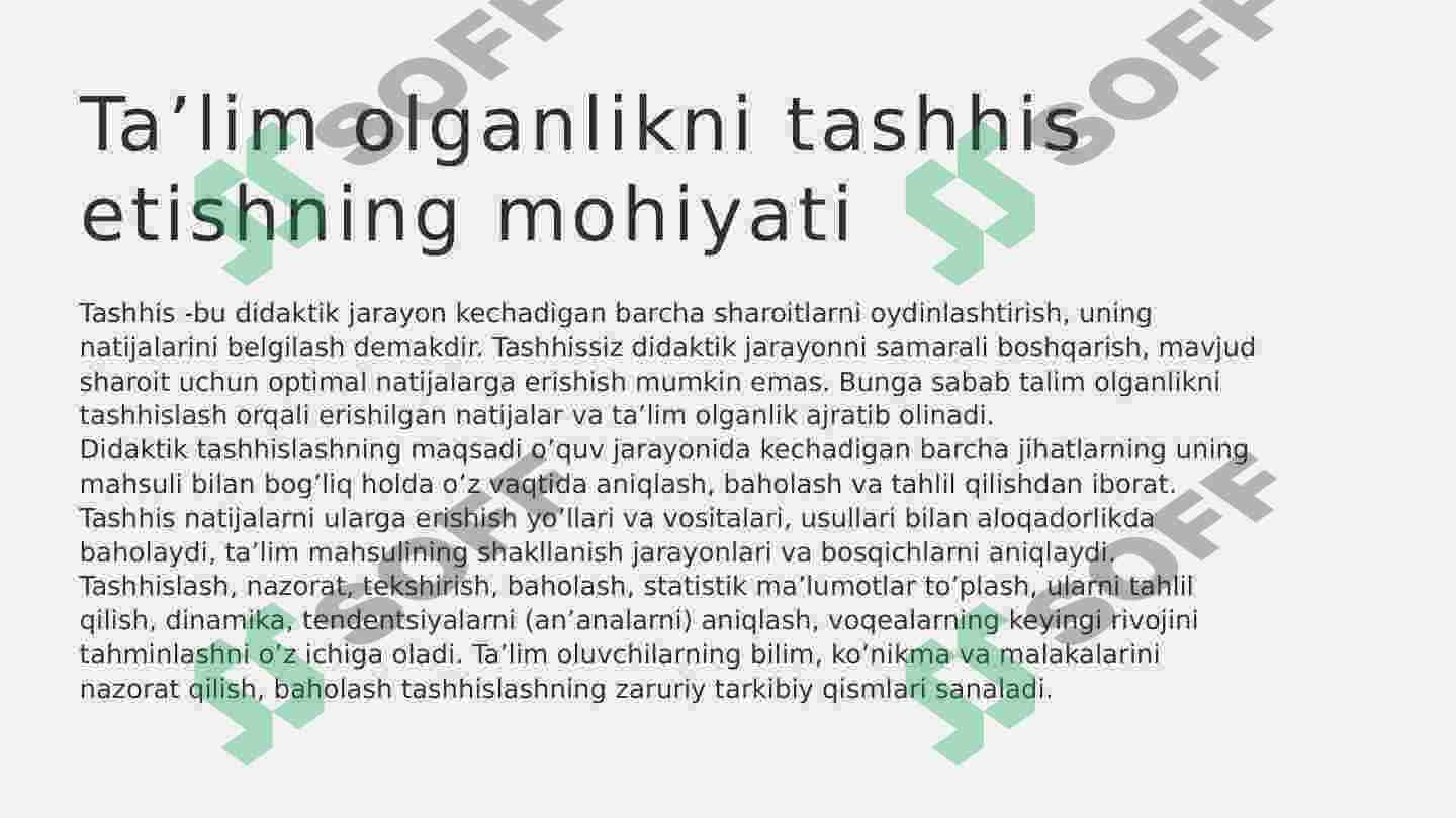 Ta’lim olganlikni tashxis etish 4