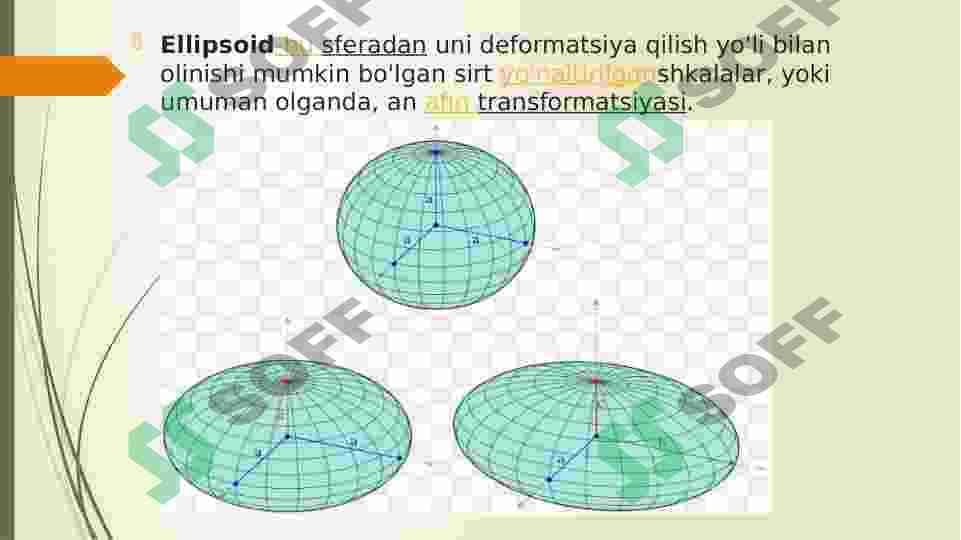 Ikkinchi tartibli sirtlarning umumiy tenglamalari kanonik ko‘rinishi. 4