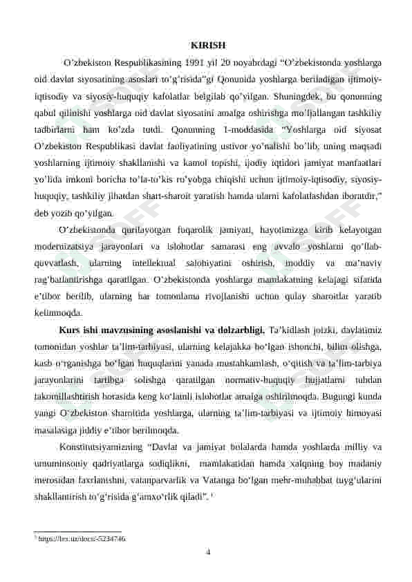 YOSHLAR O'RTASIDAGI DEVIANT XULQ ATVOR PRAFILAKTIKASI 4