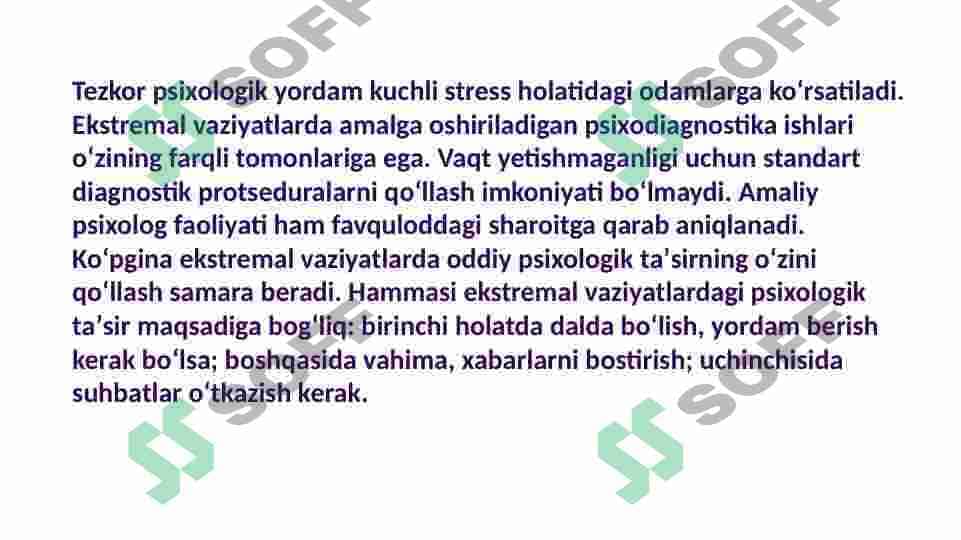 Favdulodda vaziyatlarda shoshilinch psixologik yordam koʻrsatishning tashkiliy asoslari 4
