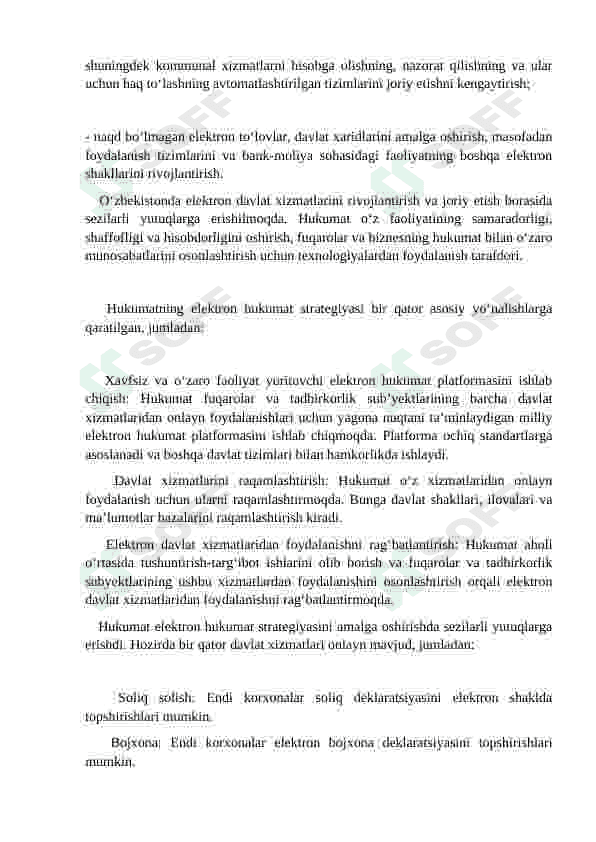 O'zbekiston Respublikasida elektron hukumat tizimining rivojlanish 4