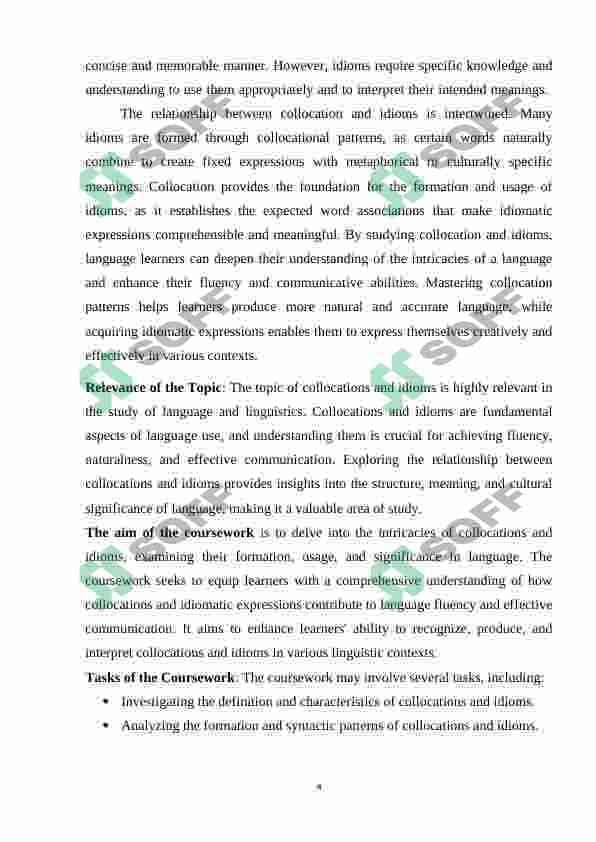 Collocation and idioms 4