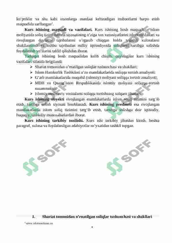 Islomda soliqning o'ziga xos xususiyatlari 4