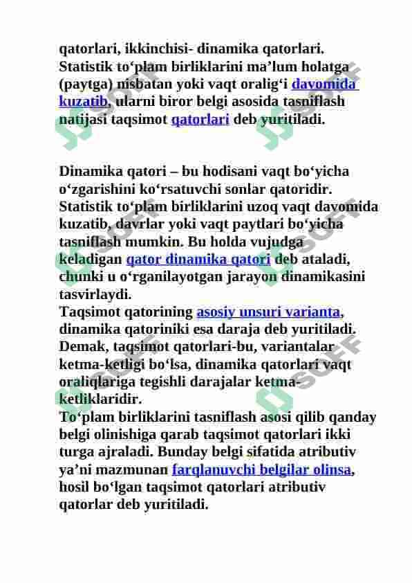 Ko'plik,variatsion qator va ular bilan ishlash.Moda,mediana,tartiblash 4