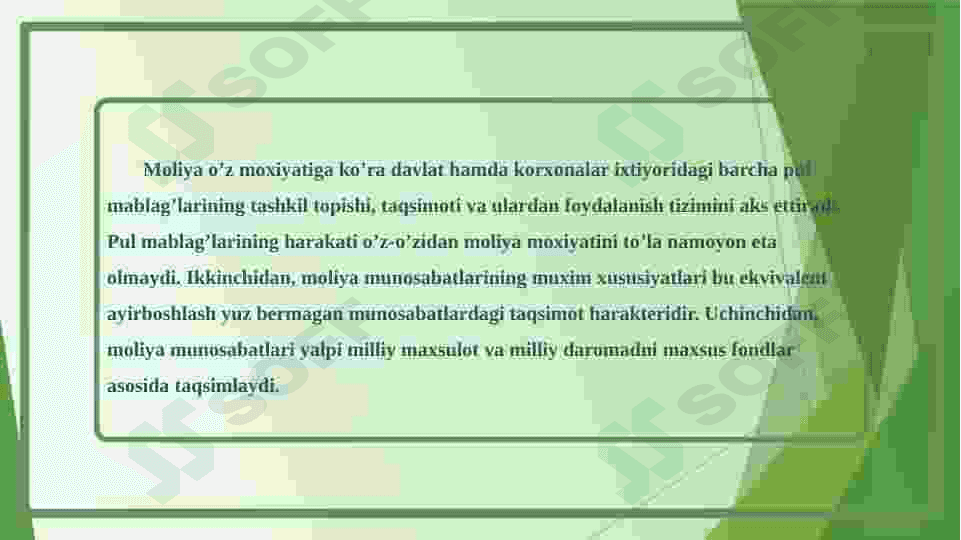 Moliya tizimi va moliyaviy siyosat 4