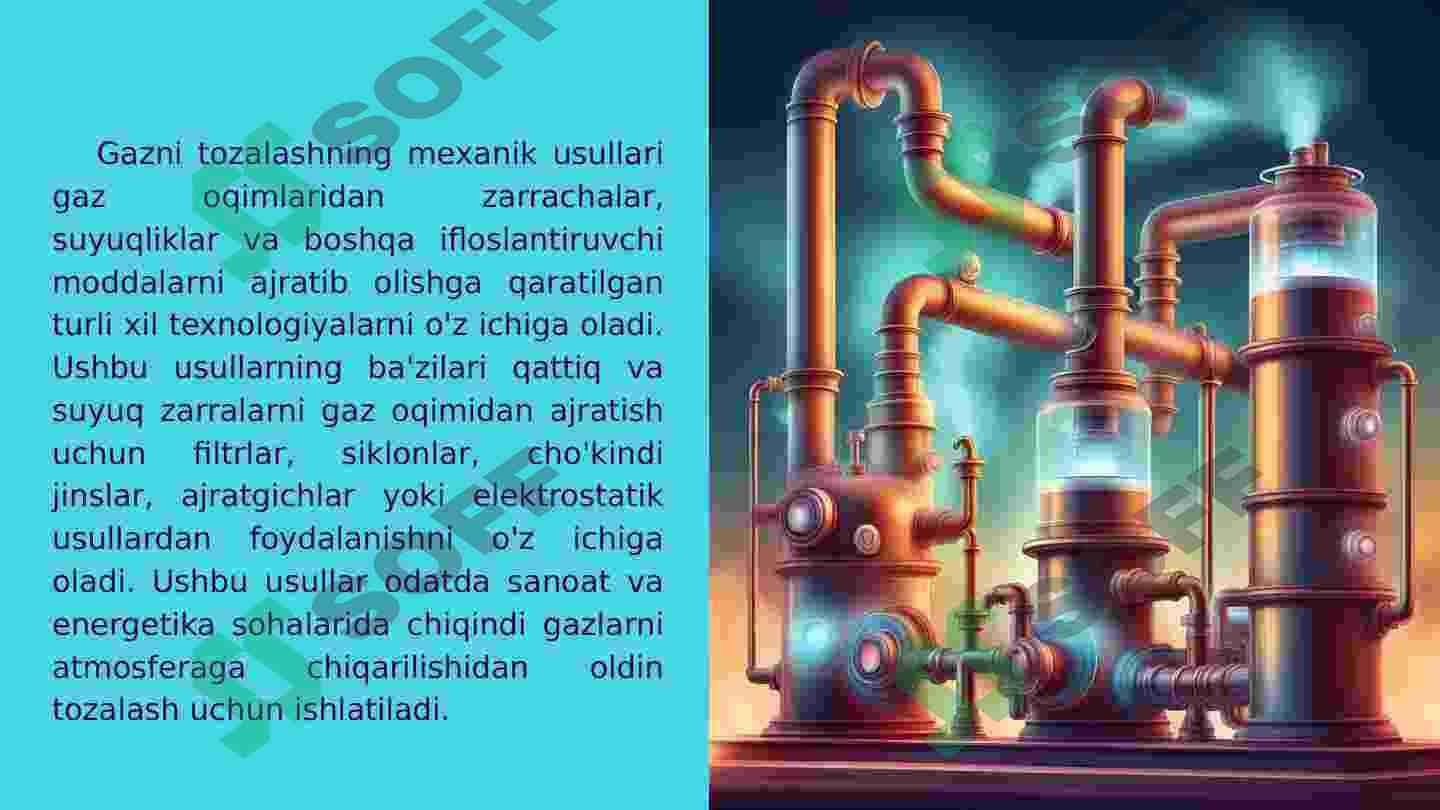 Gazlarni tozalash usullari 4