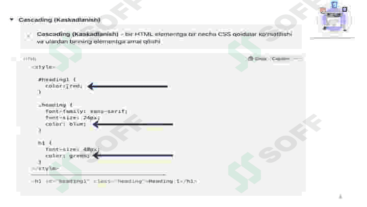 CSS xususiyatlari 4