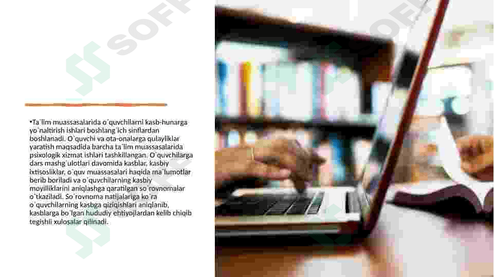 INFORMATIKANI KASBGA YO‘NALTIRIB O‘QITISHNI LOYIHALASHTIRISH 4
