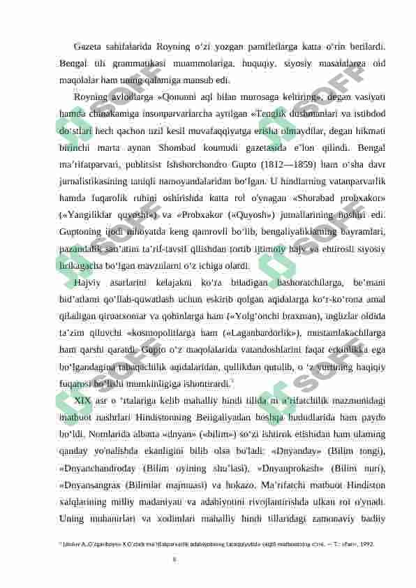 XIX asr ikkinchi yarmi XX asr boshlarida Turkiston o'lkasida matbuot va jurnalistika 4