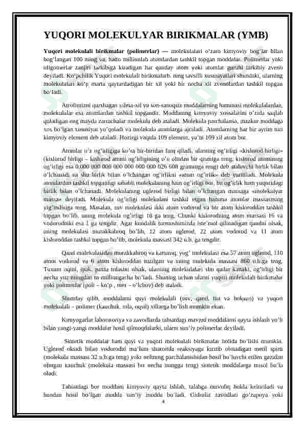 Yuqori molekular birikmalar eritmalarining xossalari va qonning reologik xossalar 4