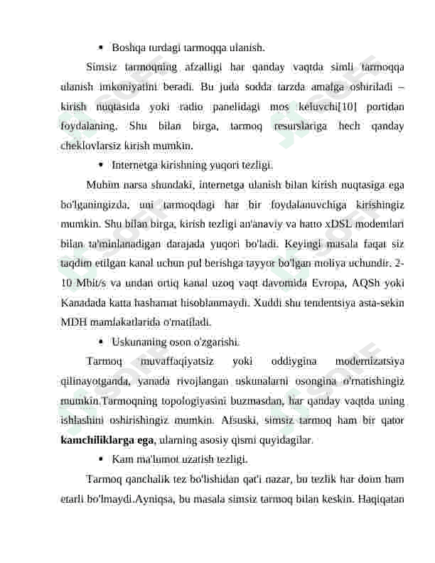 Simli abonentlik liniyalar xarakteristikalarini tahlil qilish 4