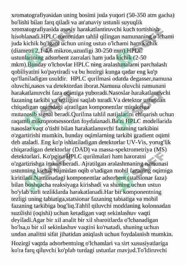 Benzodiazepin xosilalarini Yuqori samarali suyuqlik-suyuqlik xromatografik tahlili 4