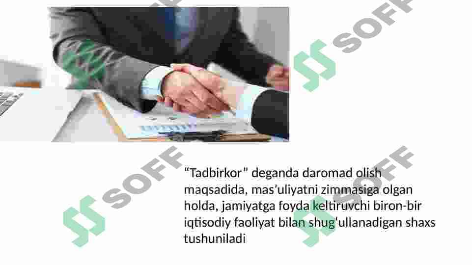 Tadbirkorlik faoliyatining tugatilishi 4