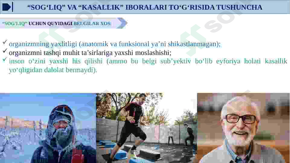 BEMORNI ASOSIY KLINIK TEKSHIRISH USULLARI: SUB’EKTIV VA OB’EKTIV . KASALLIK TARIXI SXEMASI. TALABALARNING BEMOR BILAN MUSTAKIL ISHLASHI. 4
