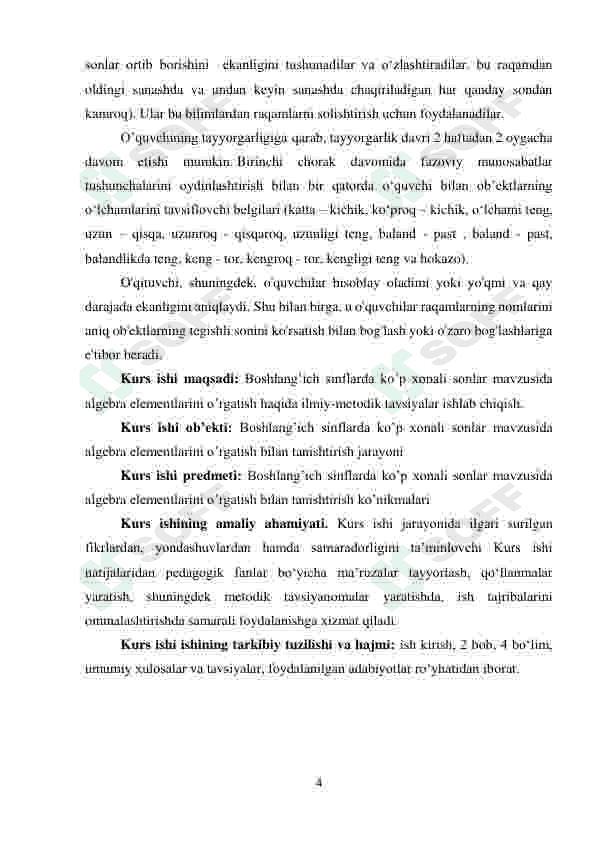 Ko'p xonali sonlarni qo'shish va ayirish 4