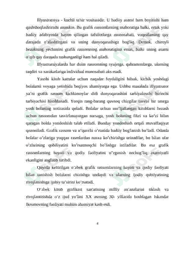 KREATIV PEDAGOGIKA FANINI O‘QITISHDA O‘QUVCHILARNING IJODIY FAOLIYATI VA UNING TUZILISHI. 4