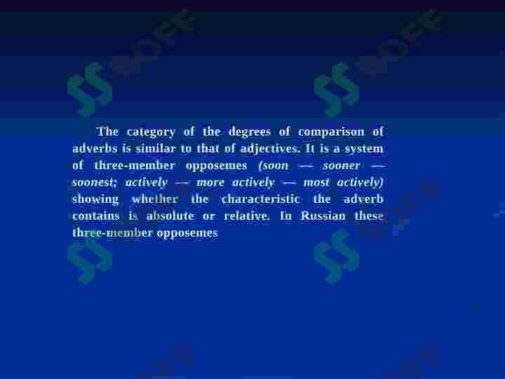 The Adverb 4