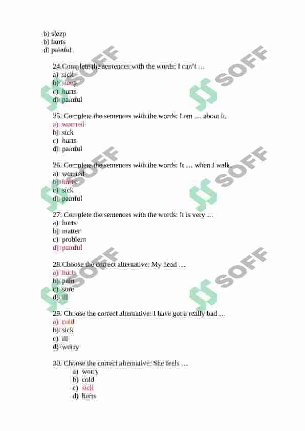 General questions 4
